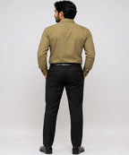 Men's Dress Shirt - L-Olive Dsh-0293