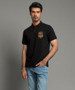 HR Clothing Men's Polo T-Shirt Black TSH-5546