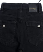 Boys Black Stretch Denim Jeans- Bjp-0267