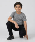 Boys Black Stretch Denim Jeans- Bjp-0267