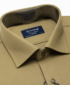Men's Dress Shirt - L-Olive Dsh-0293