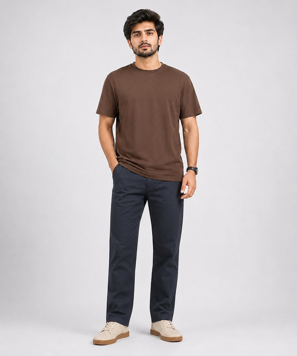 Men's Chino Straight Fit- Navy CP-0551