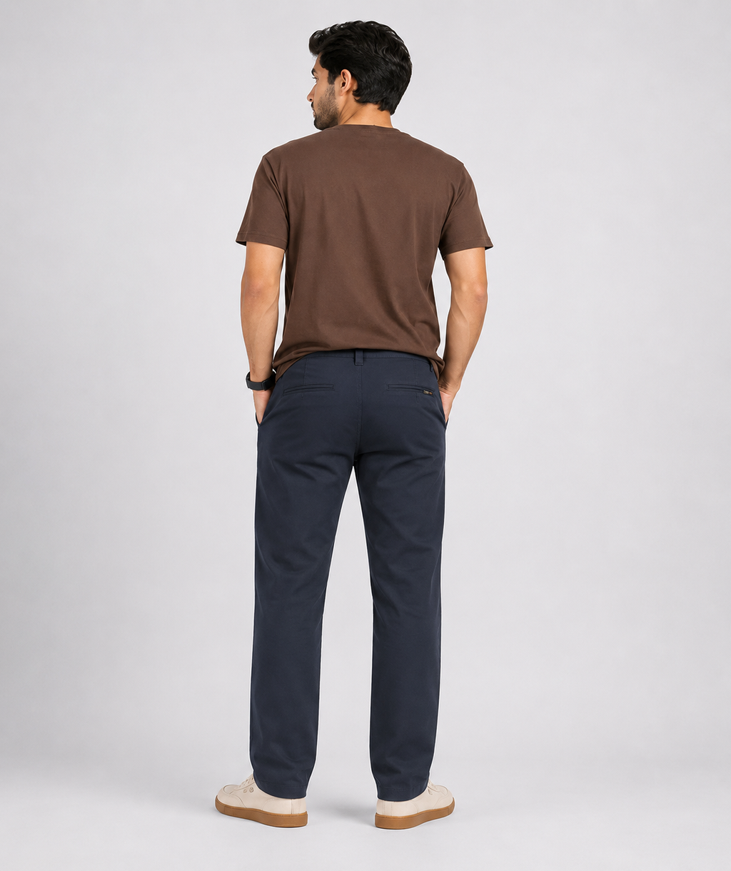 Men's Chino Straight Fit- Navy CP-0551