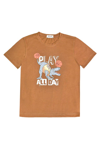 BOYS T-SHIRT BTS-0345 CAMEL