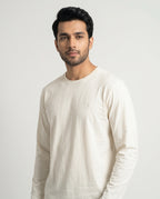 HR Clothing Men’s Off-White Full-Sleeves T-Shirt – TSH-5603