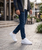 Low-Top Casual Sneakers White Fw-0178