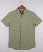 Men's Green Casual Half Sleeve Shirt – SHC-2070