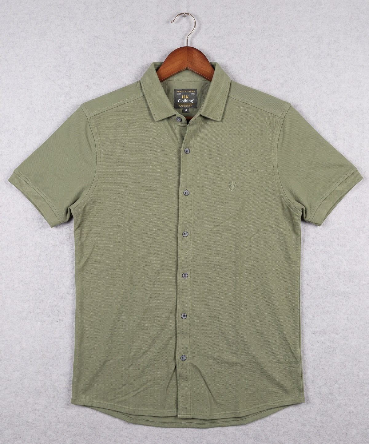 Men's Green Casual Half Sleeve Shirt – SHC-2070