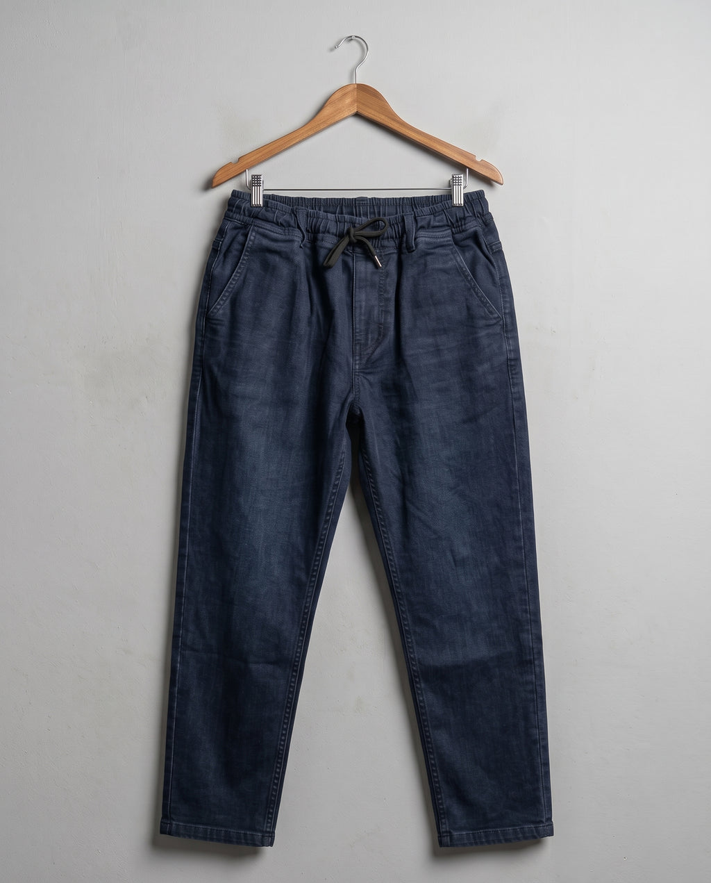 Men's Denim Smart Baggy Jeans - D-Navy - JP-2274