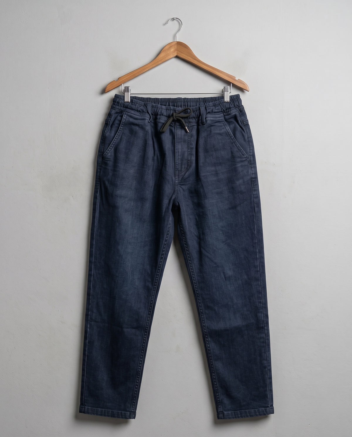 Men's Denim Smart Baggy Jeans - D-Navy - JP-2274