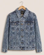 Men's Denim Jacket - Wash Blue JK-0445
