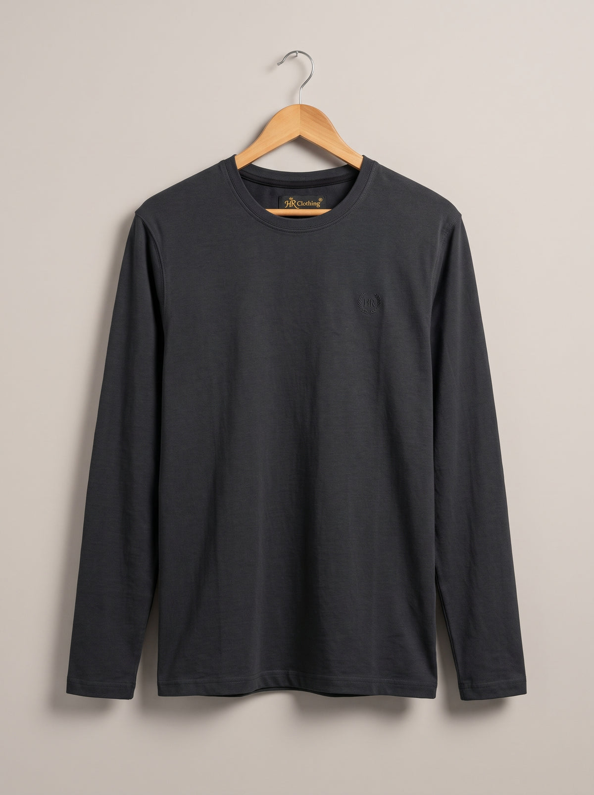 HR Clothing Men’s Black Full-Sleeves T-Shirt – TSH-5545