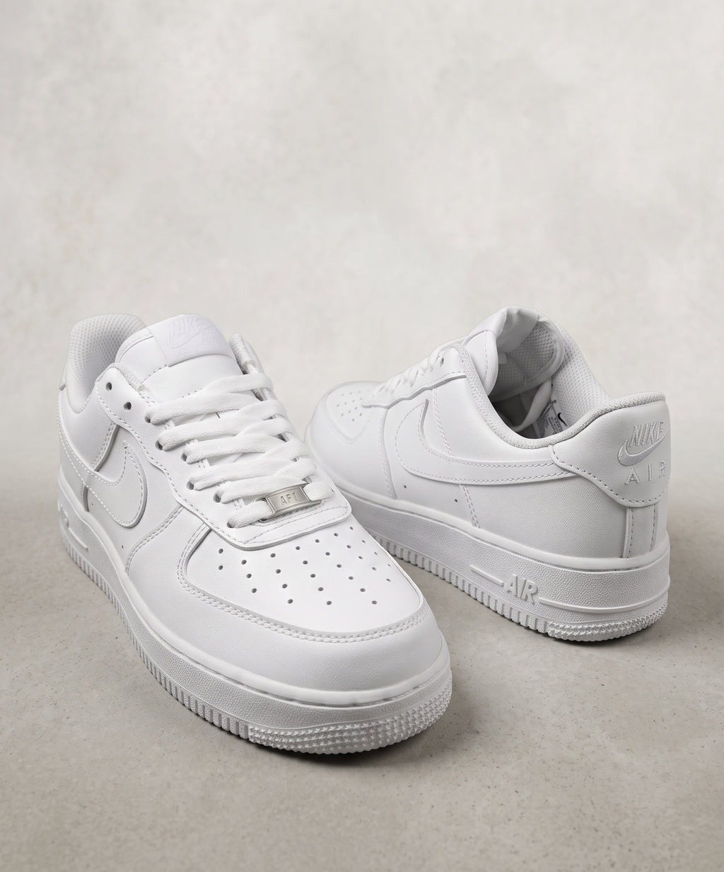 Low-Top Casual Sneakers White Fw-0178