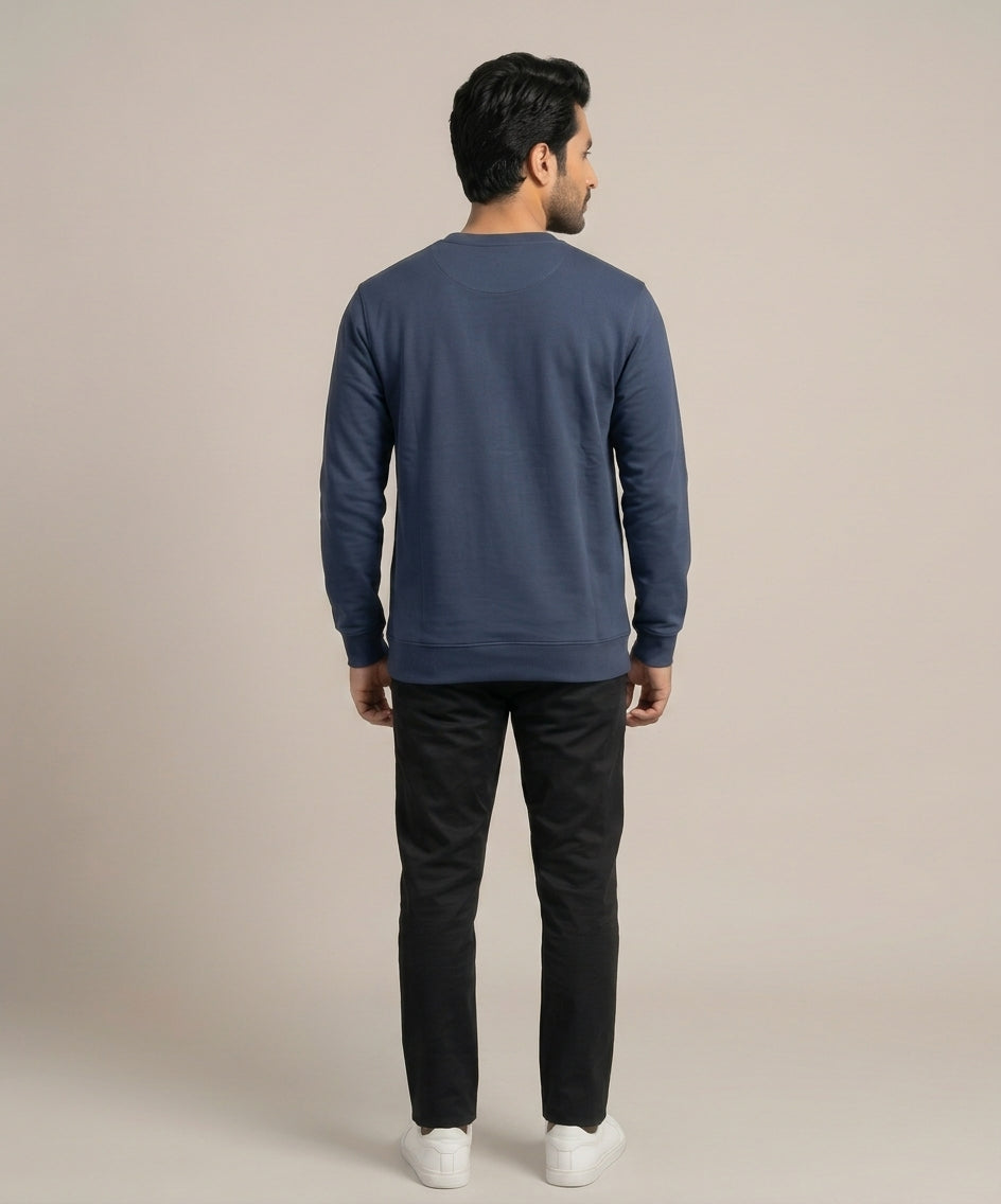 HR Clothing Men’s Navy Full-Sleeves T-Shirt – TSH-5613