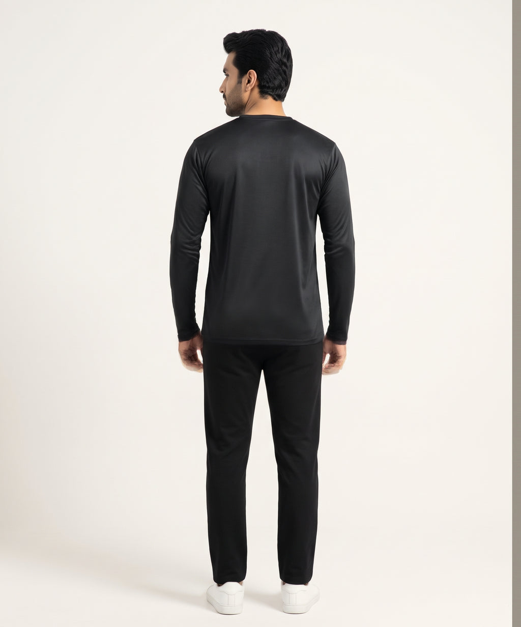 HR Clothing Men’s Black Full-Sleeves T-Shirt – TSH-6842