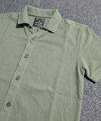 Men's Green Casual Half Sleeve Shirt – SHC-2070