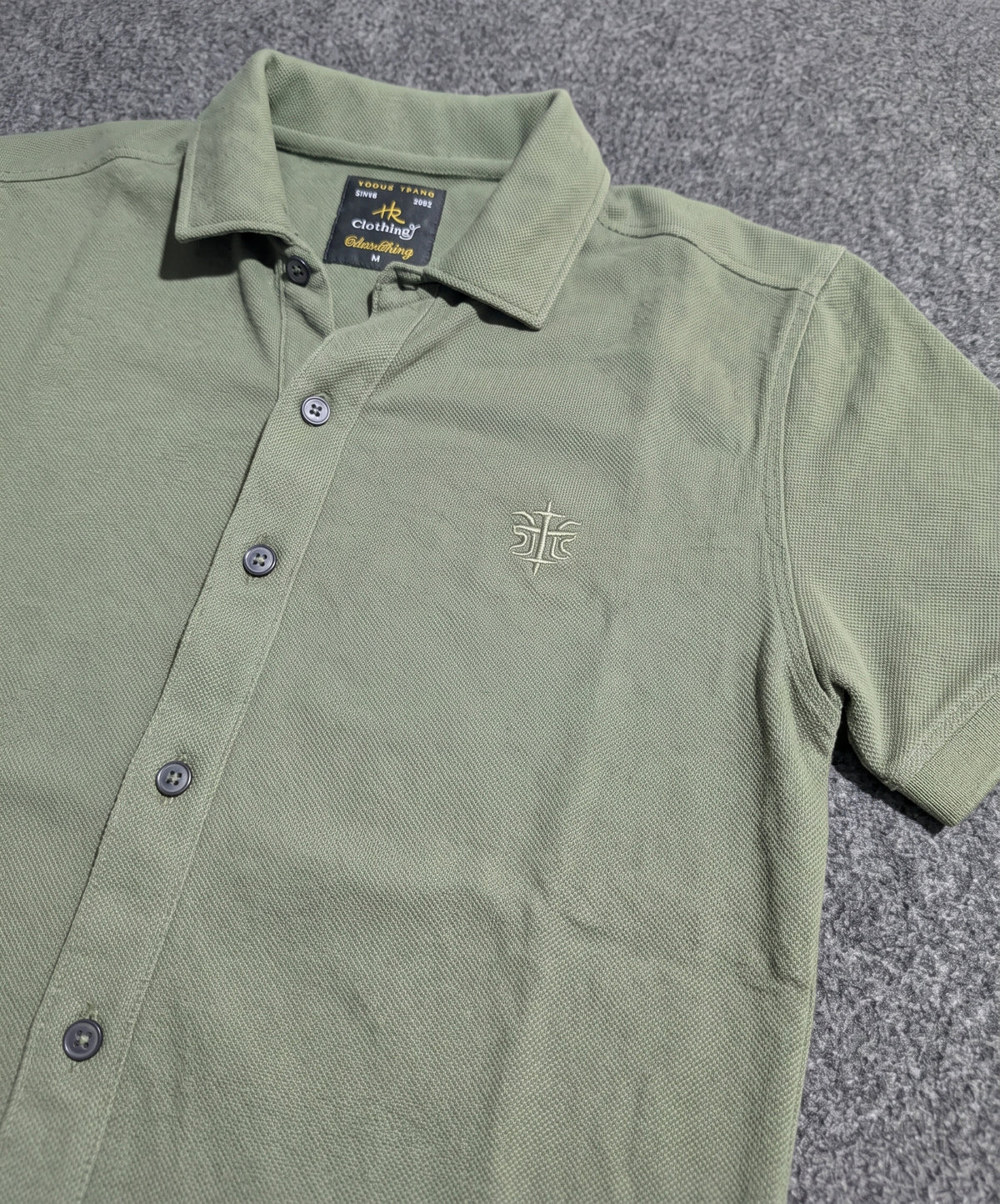 Men's Green Casual Half Sleeve Shirt – SHC-2070