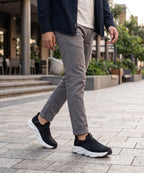 Knit Running Sneakers Fw-0179 Black