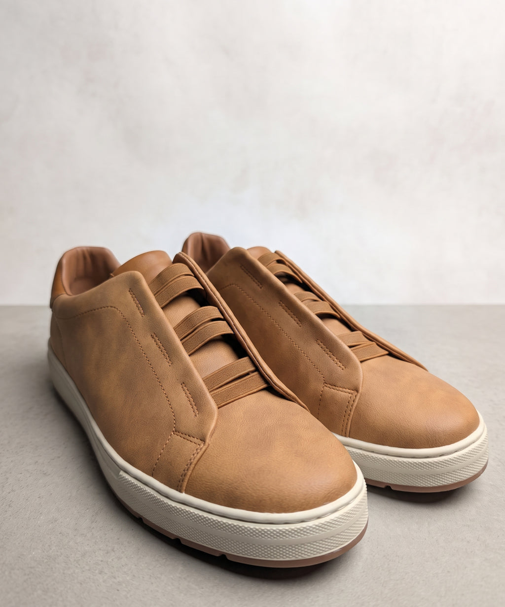 Slip-On Casual Sneakers Fw-0167 Brown