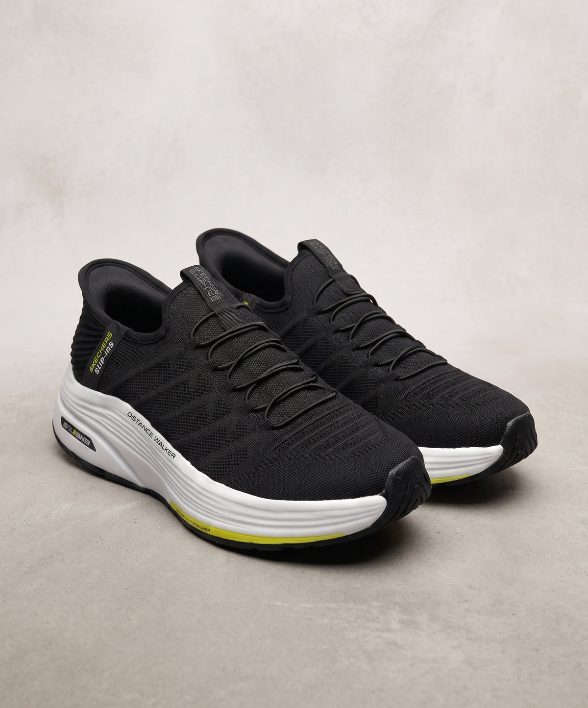 Knit Running Sneakers Fw-0181 Black