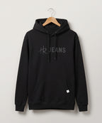 HR Clothing Men's Printed Hoodie - Black - Tsh-5990