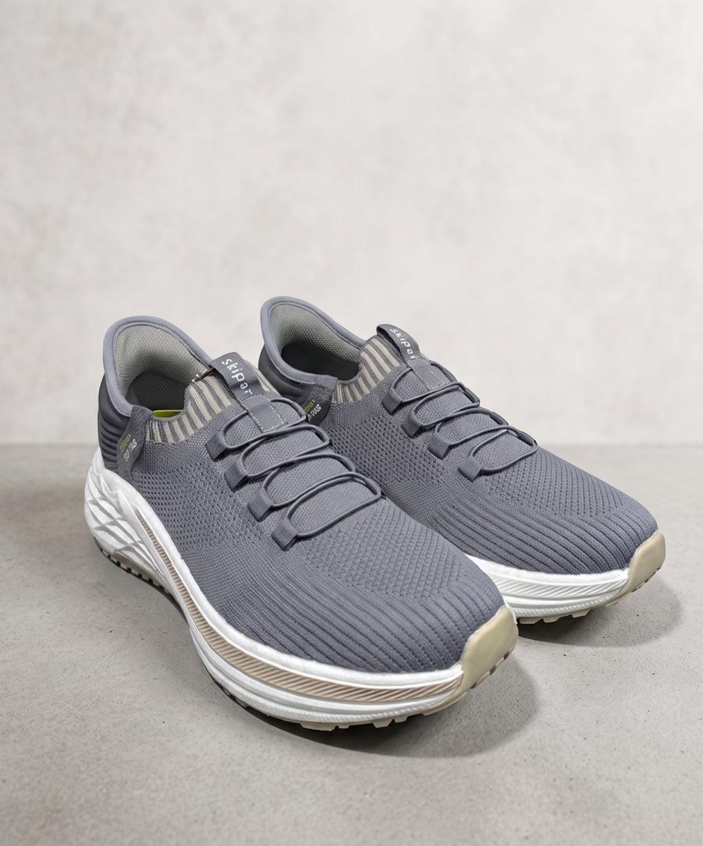 Knit Running Sneakers Fw-0161 D-Grey