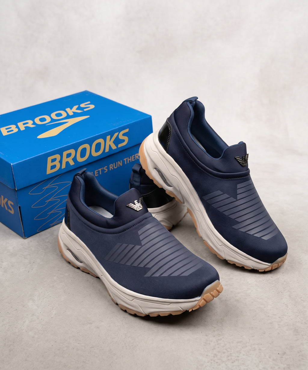 Slip-On Casual Sneakers Fw-0173 Navy