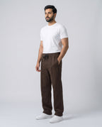 Men’s Terry Smart Baggy Trouser– LWR-0721 Coffee