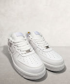Low-Top Casual Sneakers White Fw-0178