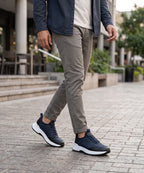 Slip-On Casual Sneakers Fw-0165 Navy