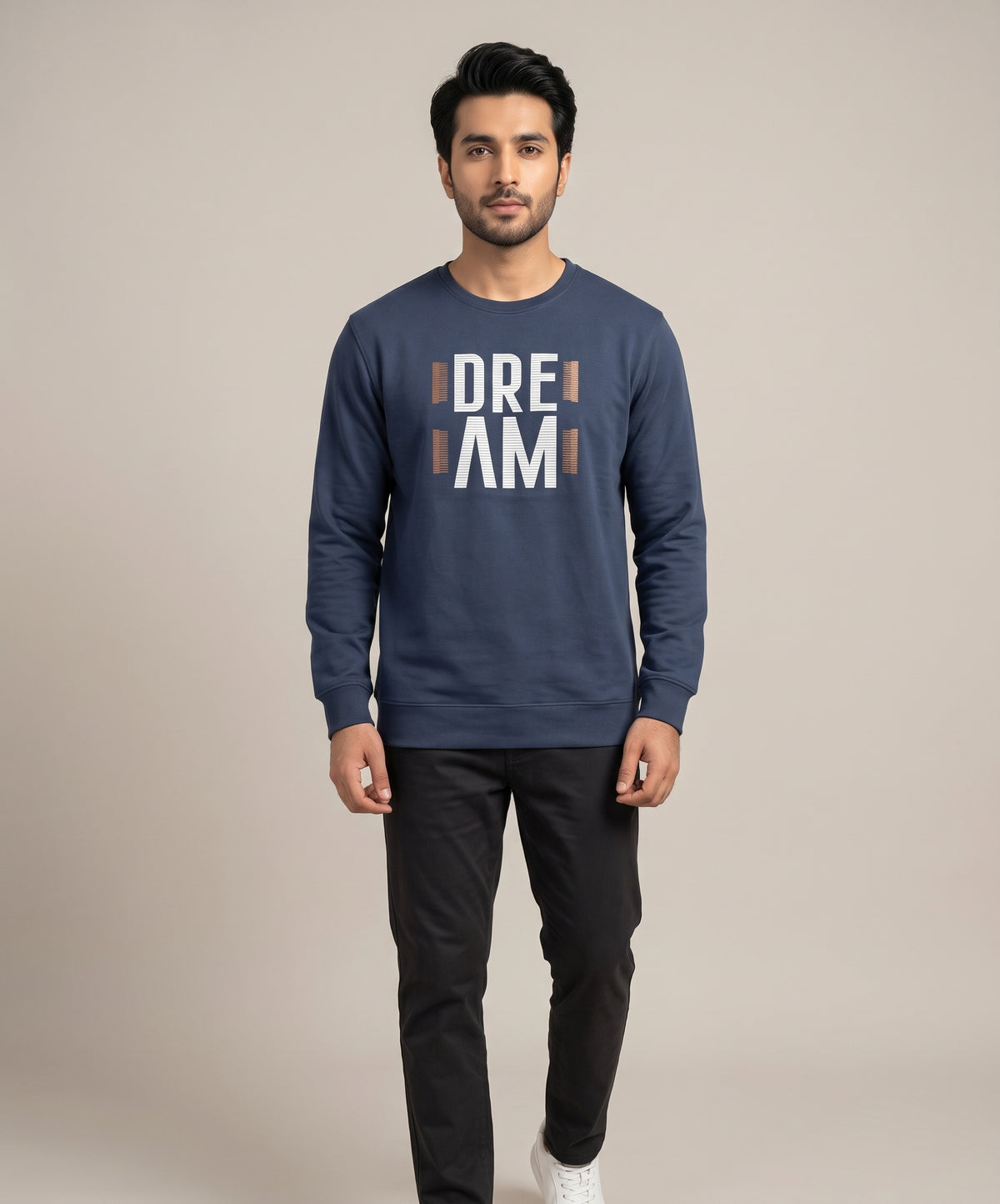 HR Clothing Men’s Navy Full-Sleeves T-Shirt – TSH-5613