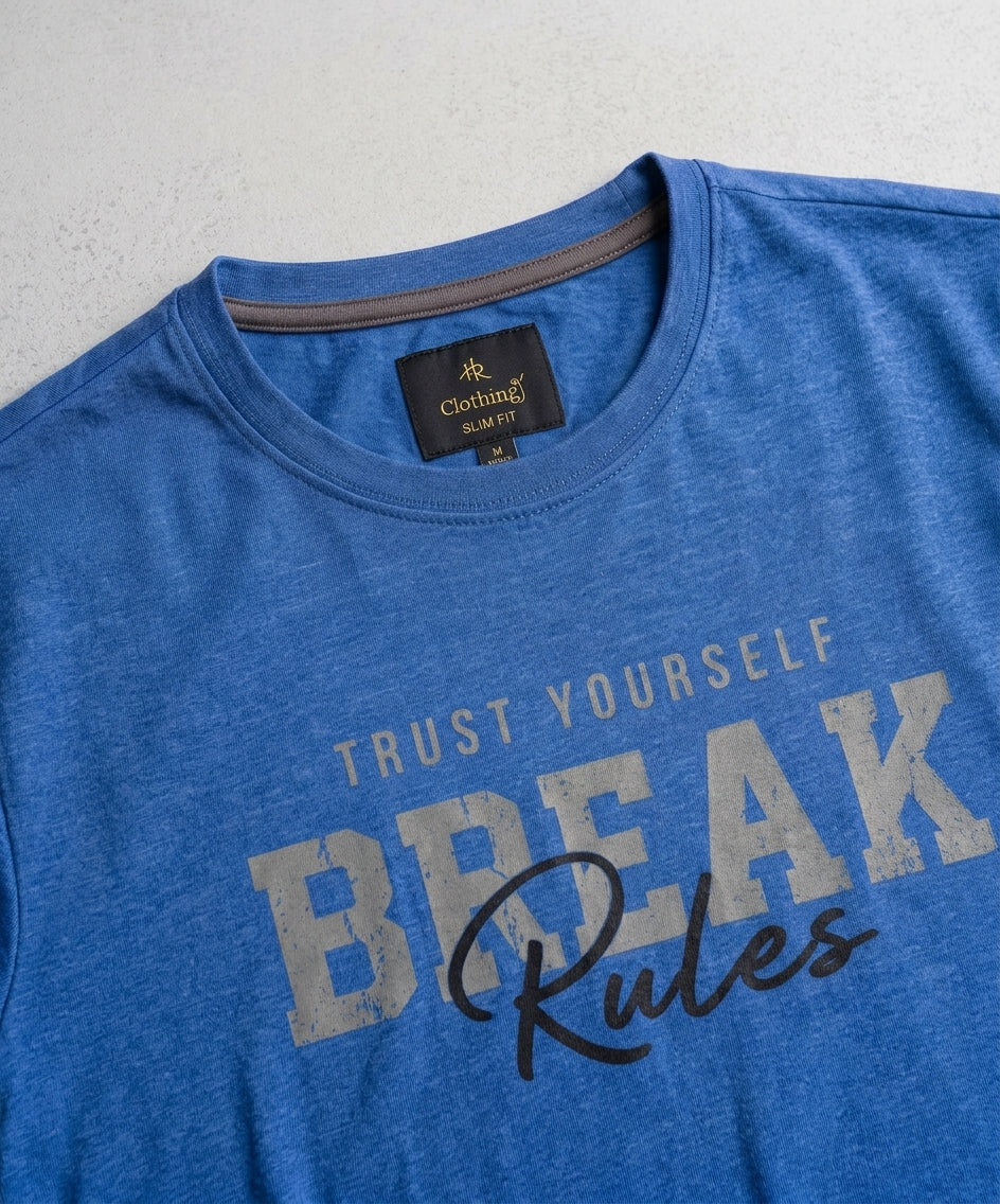HR Clothing Men’s Blue Full-Sleeves T-Shirt – TSH-6734