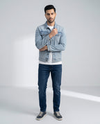 Men's Denim Jacket - Ice Blue JK-0453