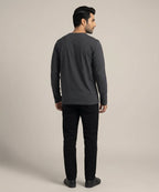 HR Clothing Men’s Black Full-Sleeves T-Shirt – TSH-5545