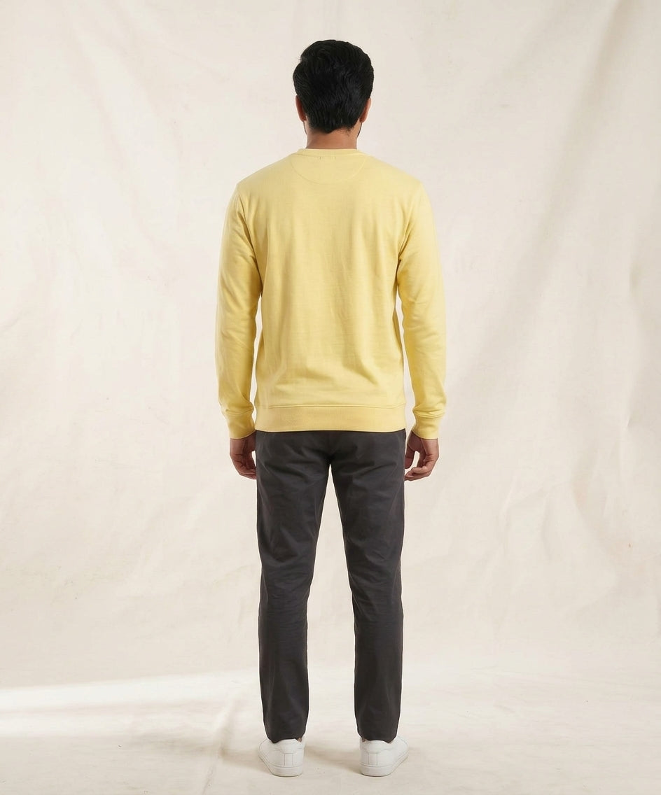 HR Clothing Men’s Bright-Yellow Full-Sleeves T-Shirt – TSH-6827