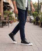 T-Clip Mid Casual Sneakers Fw-0160 Black