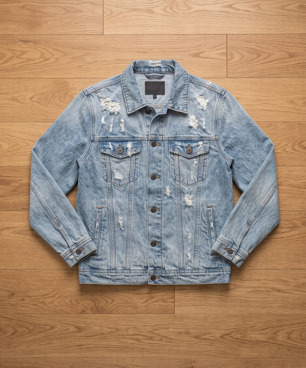 Men's Denim Jacket - L Blue JK-0449