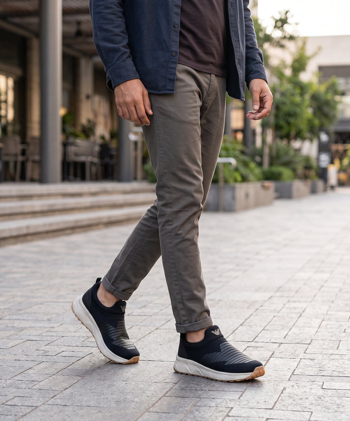 Slip-On Casual Sneakers Fw-0173 Black