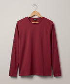 HR Clothing Men’s Maroon Full-Sleeves T-Shirt – TSH-6844