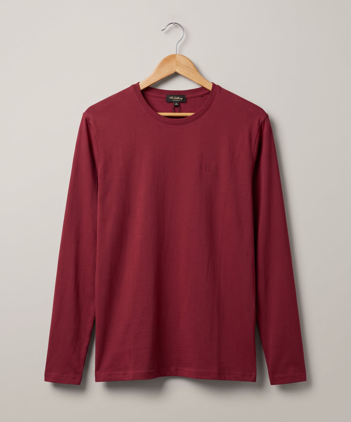 HR Clothing Men’s Maroon Full-Sleeves T-Shirt – TSH-6844