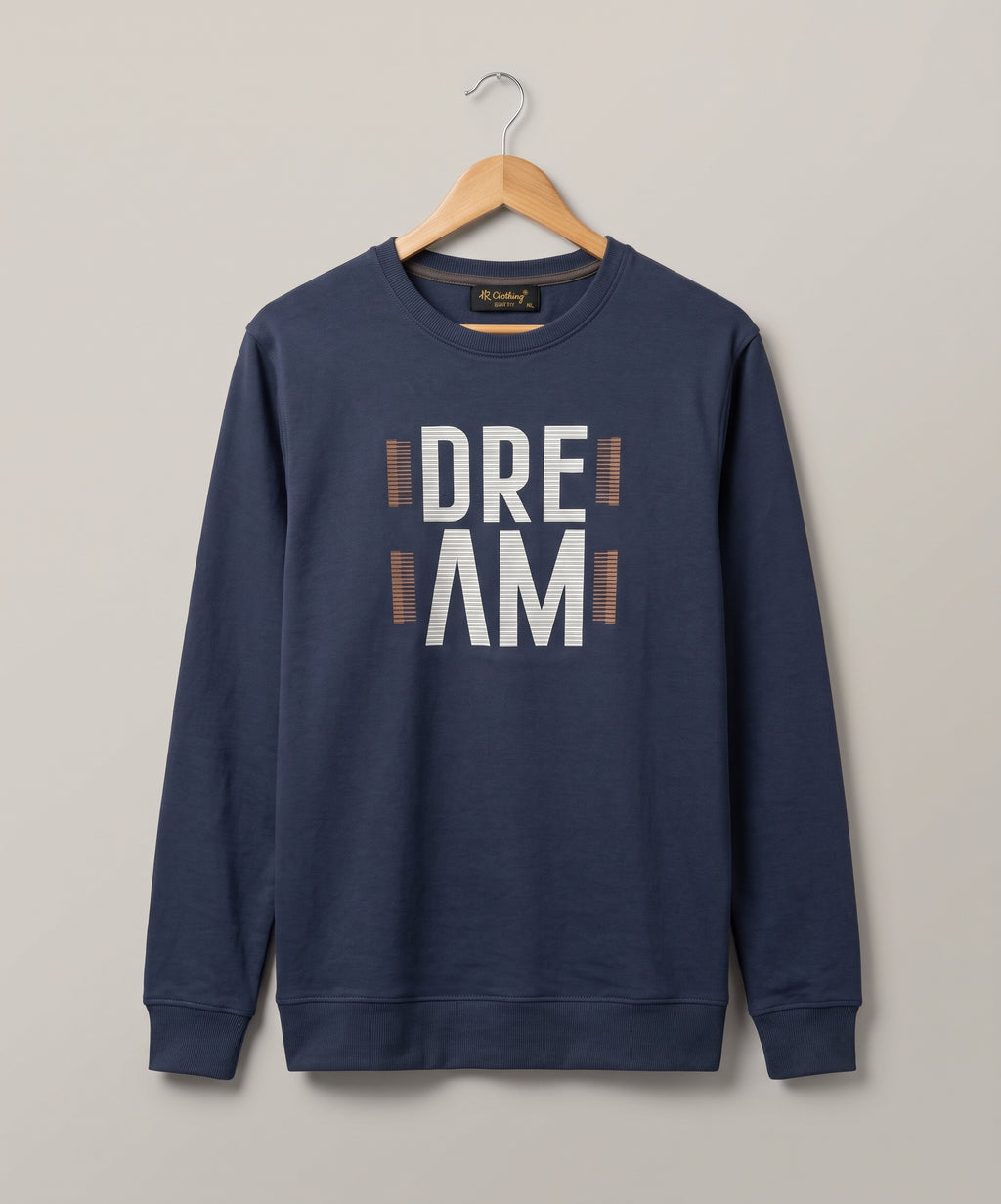 HR Clothing Men’s Navy Full-Sleeves T-Shirt – TSH-5613