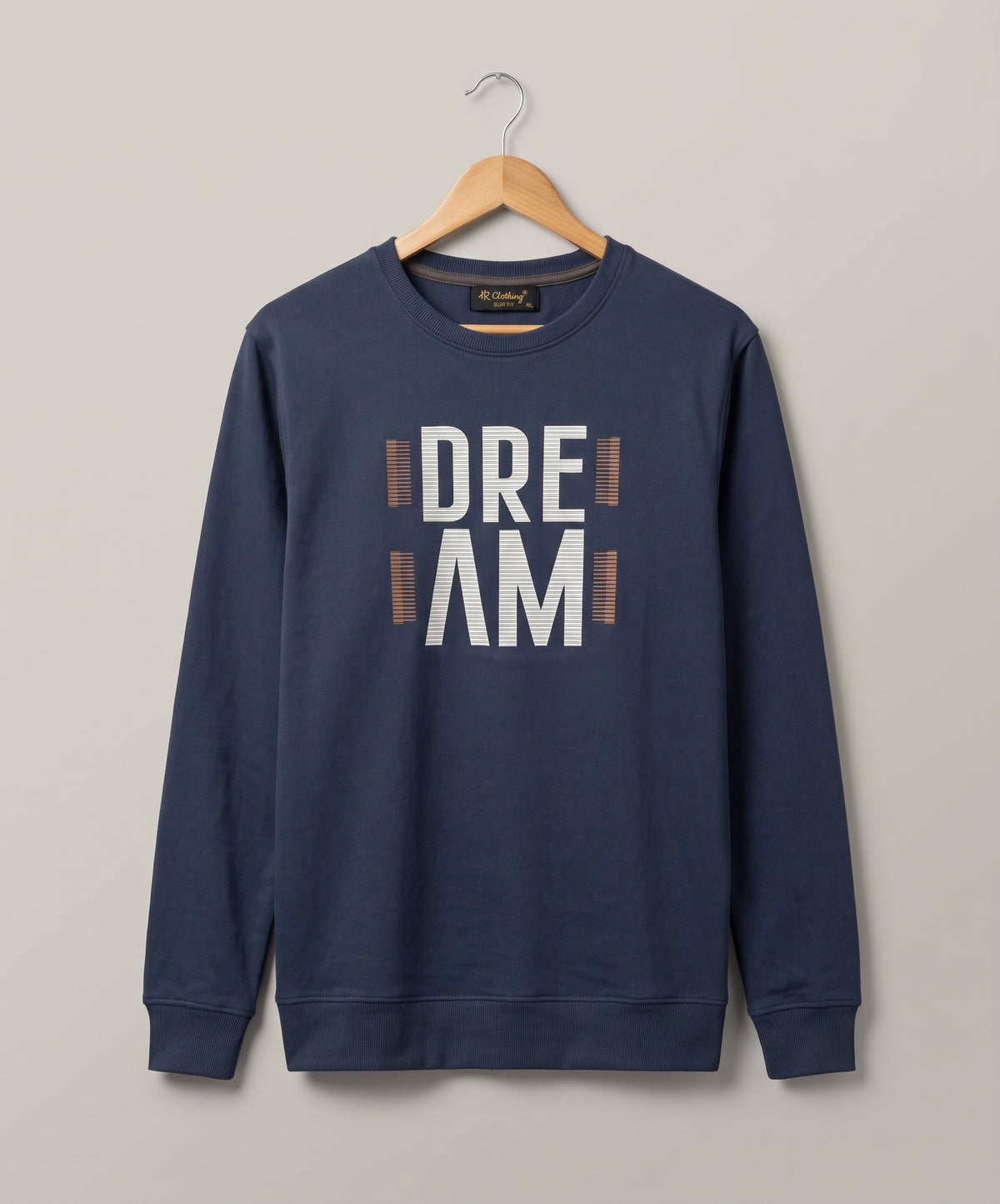 HR Clothing Men’s Navy Full-Sleeves T-Shirt – TSH-5613