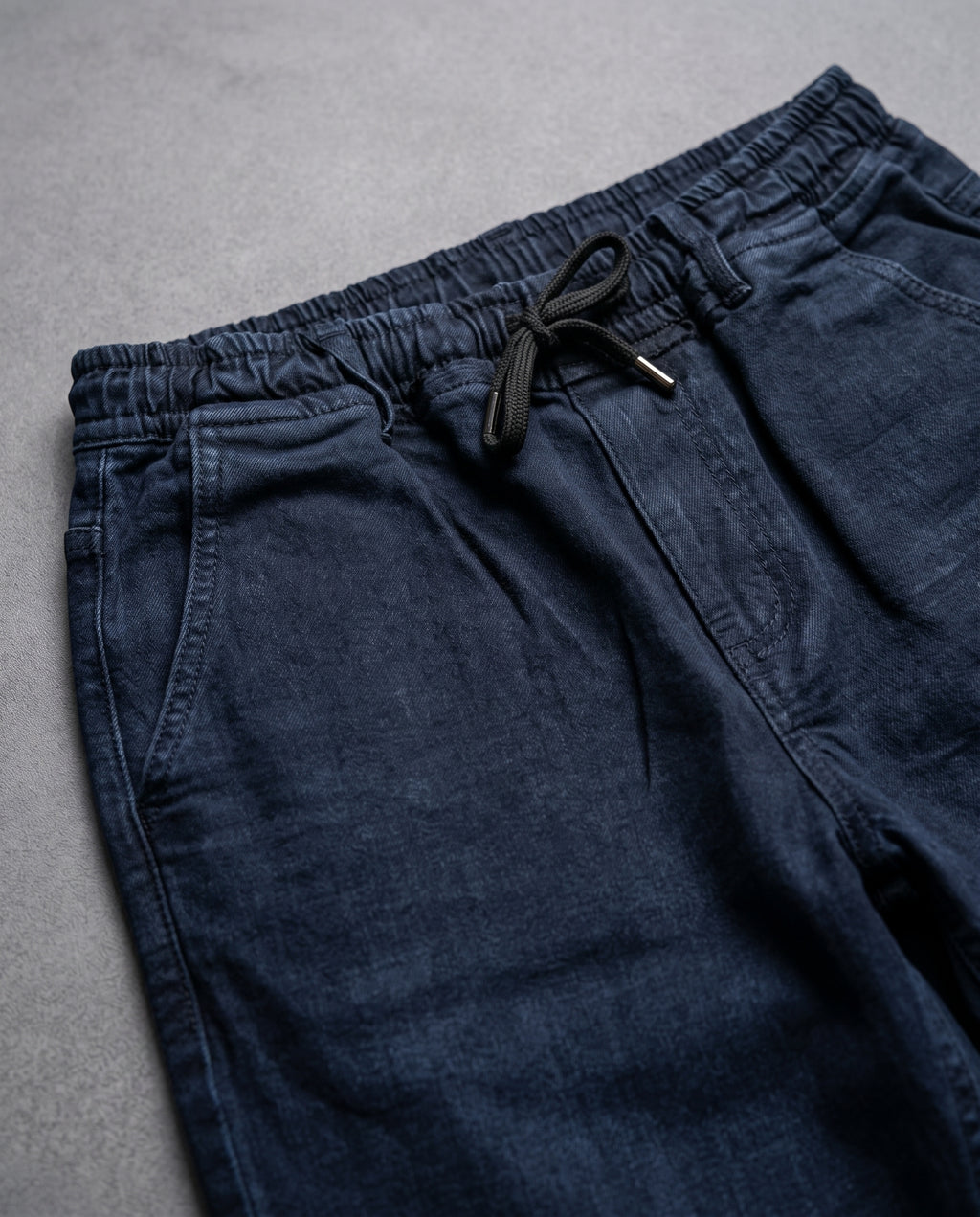 Men's Denim Smart Baggy Jeans - D-Navy - JP-2274