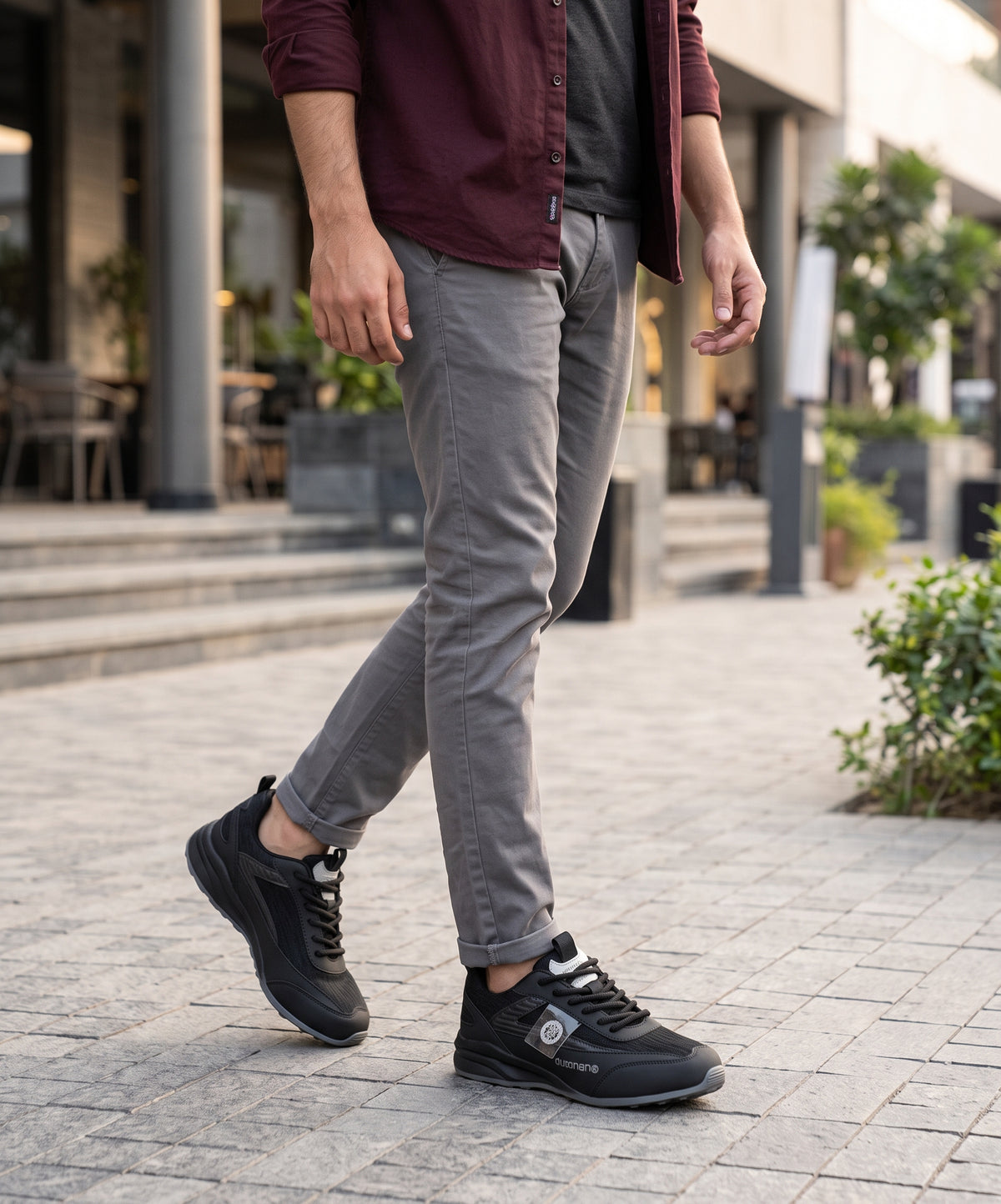 Casual Sneakers Fw-0168 Black