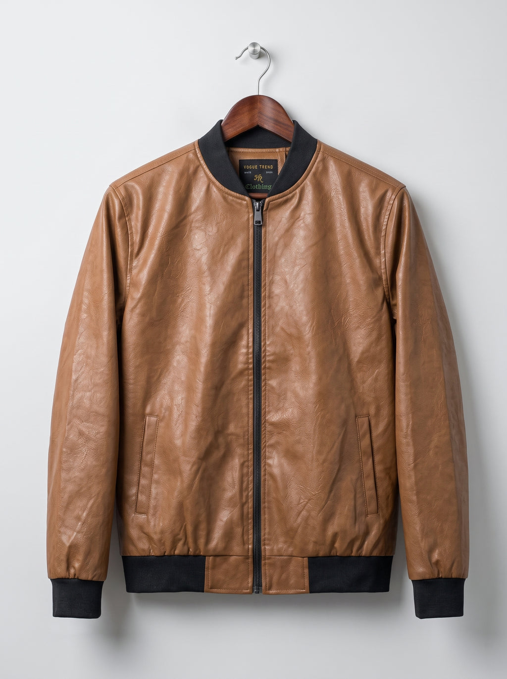 Men's Leather Jacket - Brown JK-0442