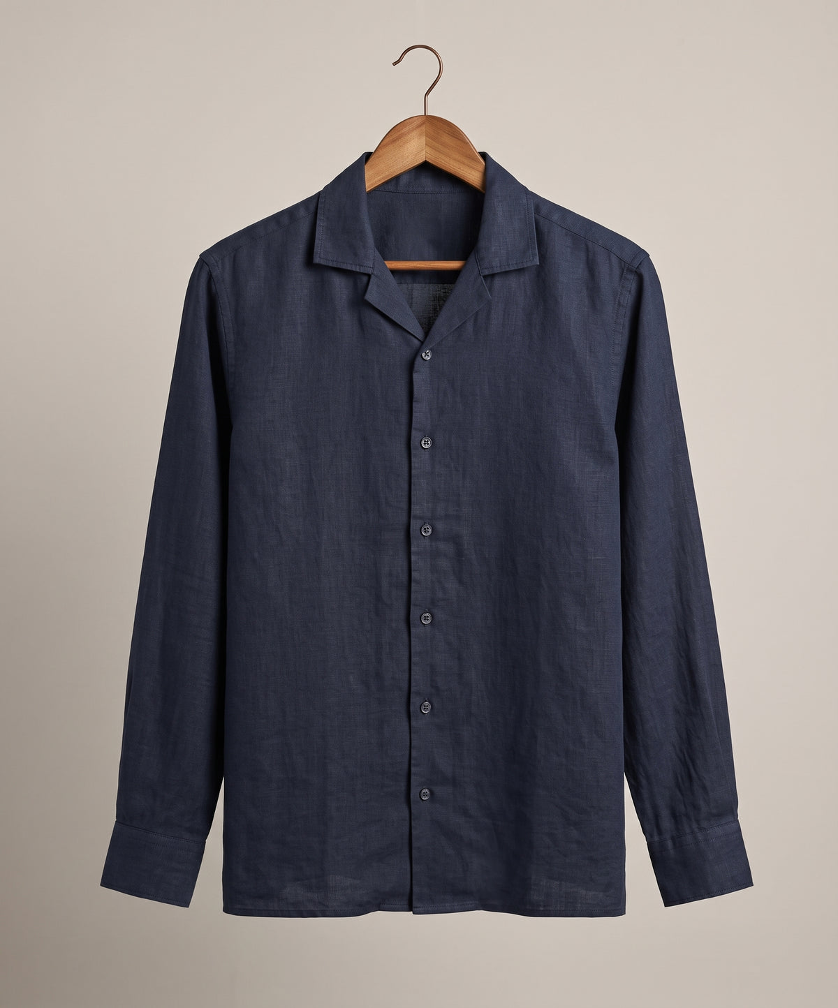 Men's Linen Shirt Full-Sleeves - Blue Shc-3101 (ORG-H)