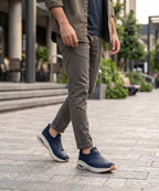 Slip-On Casual Sneakers Fw-0173 Navy