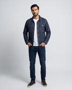 Men's Denim Jacket - Navy - JK-0412