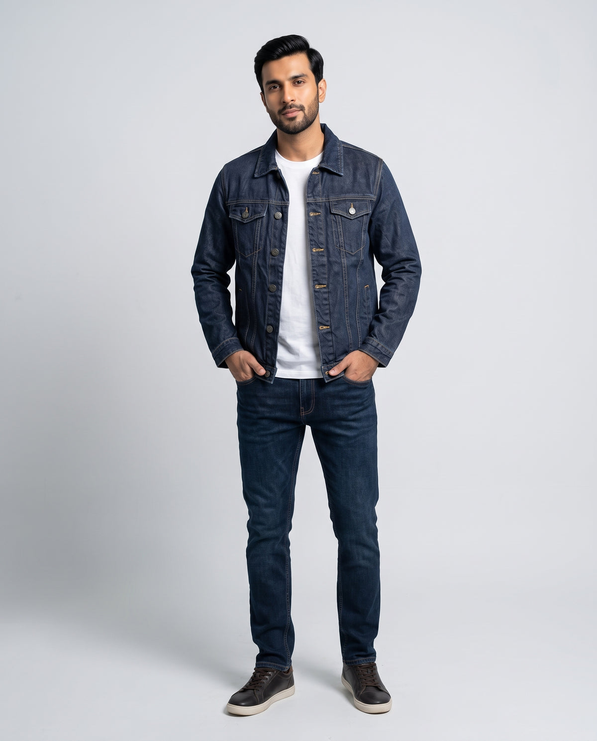 Men's Denim Jacket - Navy - JK-0412