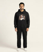 HR Clothing Men's Printed Hoodie - Black - Tsh-5996